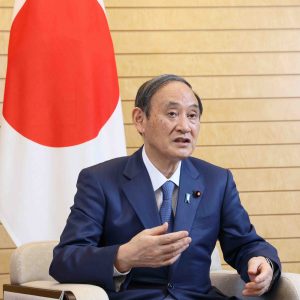 Interview Japan PM Yoshihide Suga 003