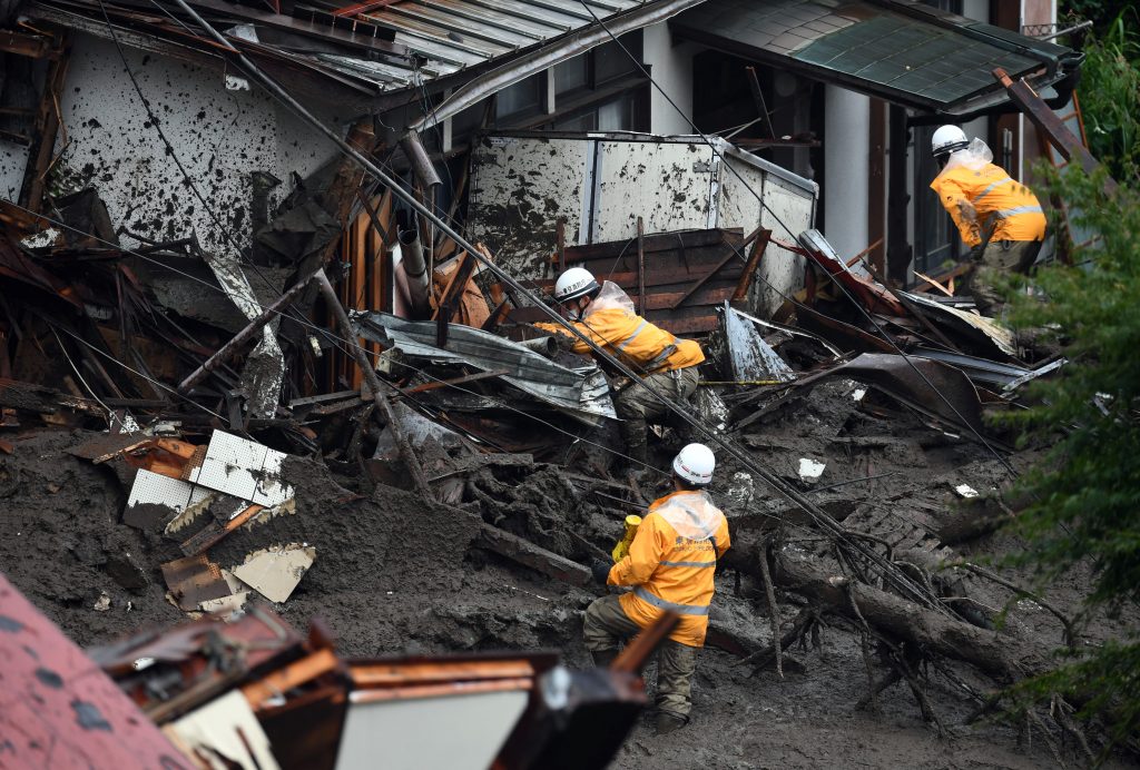 Heavy Rains: Rescue Underway in Shizuoka after Landslides ...