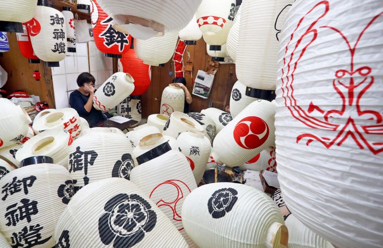 Lanterns Gion Festival (1)