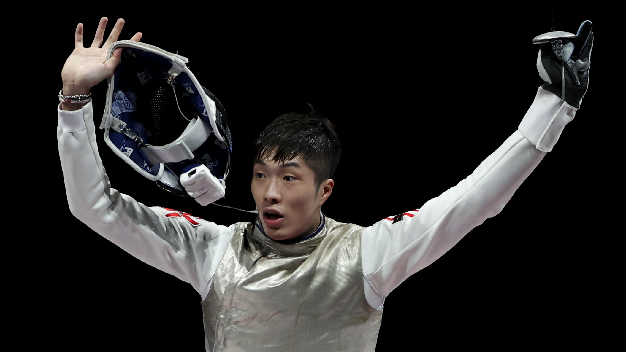 Fencing Men's Individual Foil Gold medal match JAPAN Forward