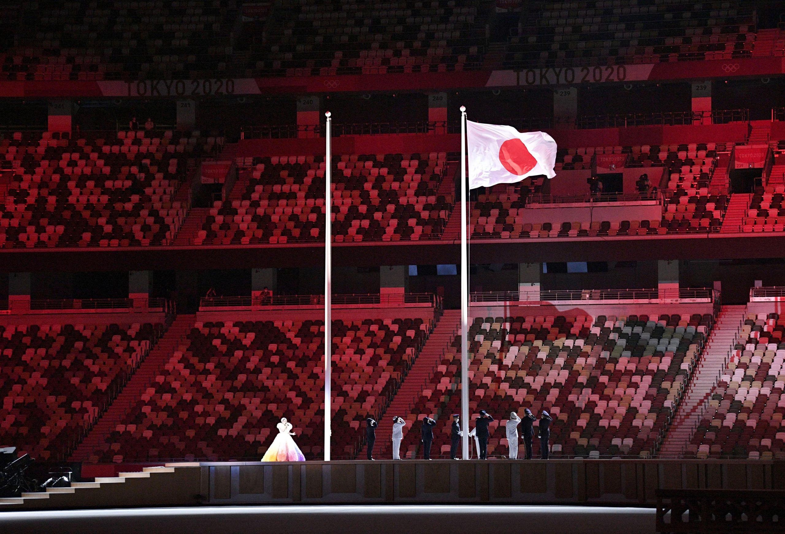Opening Ceremony Olympics (6) JAPAN Forward