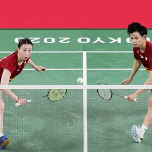 Tokyo Olympics Badminton - Mixed Doubles - Bronze medal match - Yuta Watanabe and Arisa Higashino