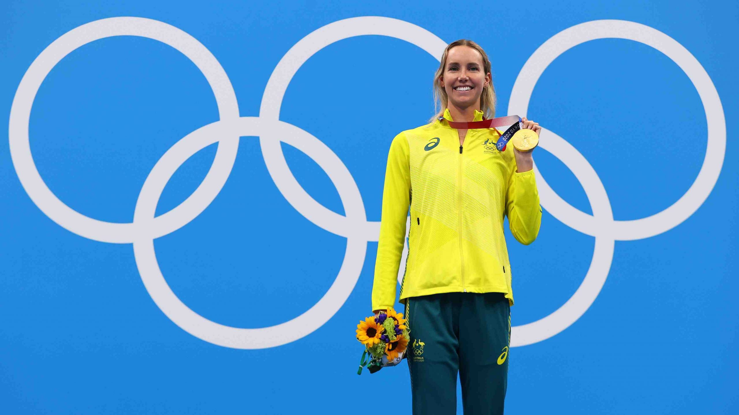 Swimming Women's 100m Freestyle Medal Ceremony JAPAN Forward