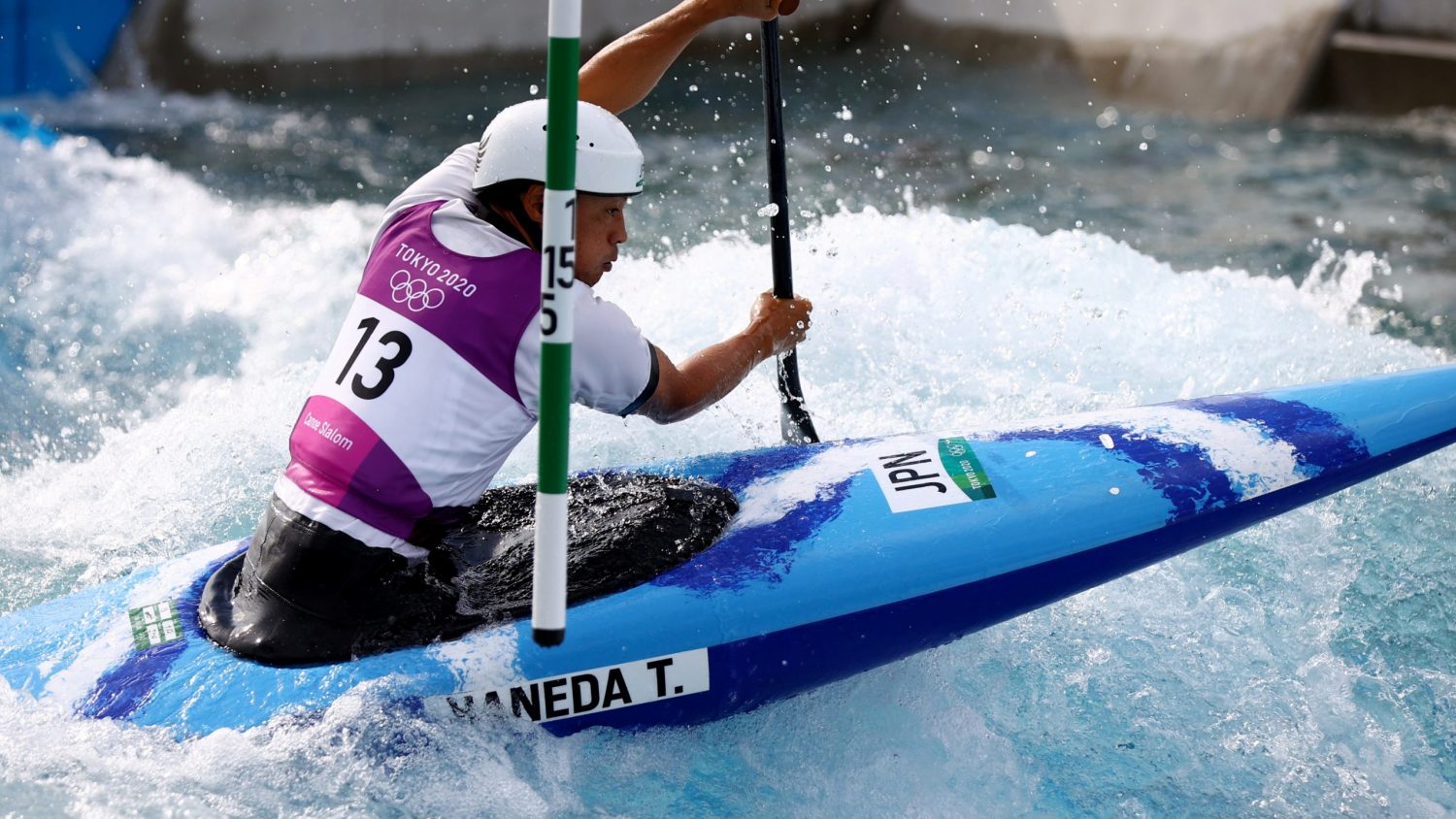 Canoe Slalom Men's C1 Final JAPAN Forward