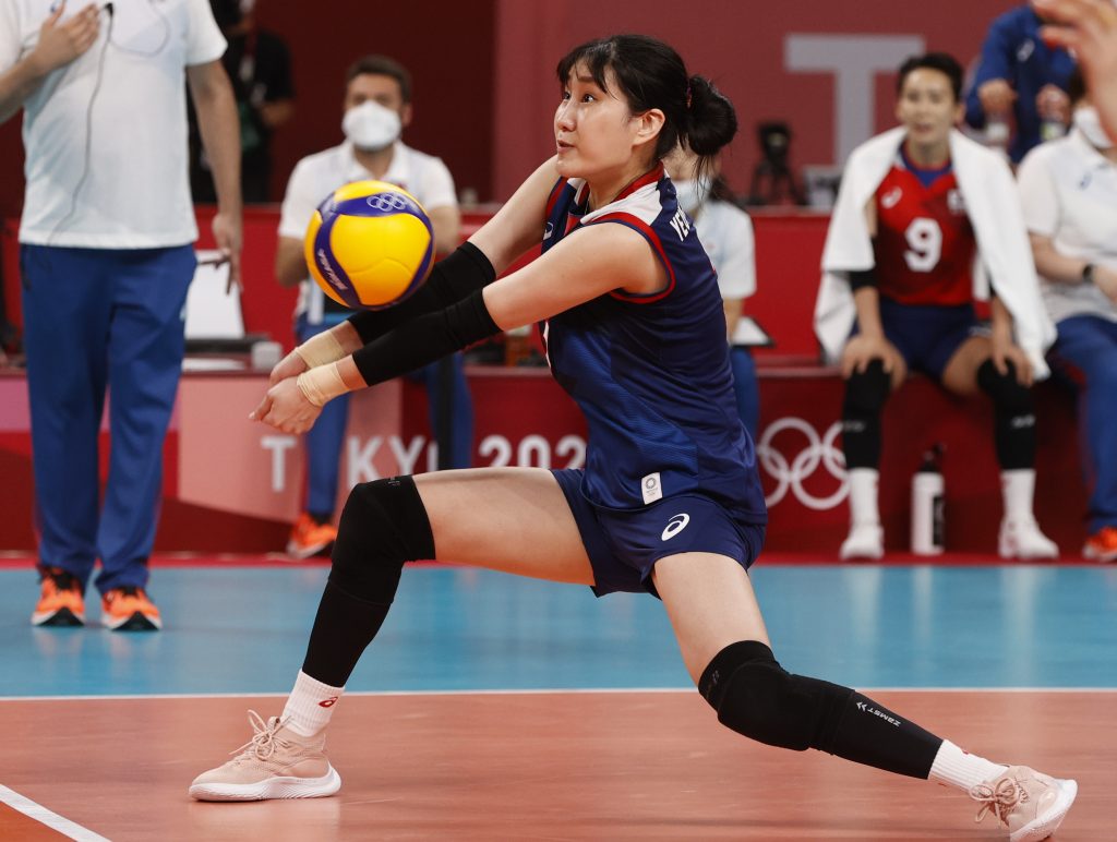 Korean volleyball player female 2021