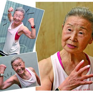 90 year old fitness guru Takimika