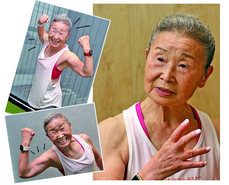 90 year old fitness guru Takimika