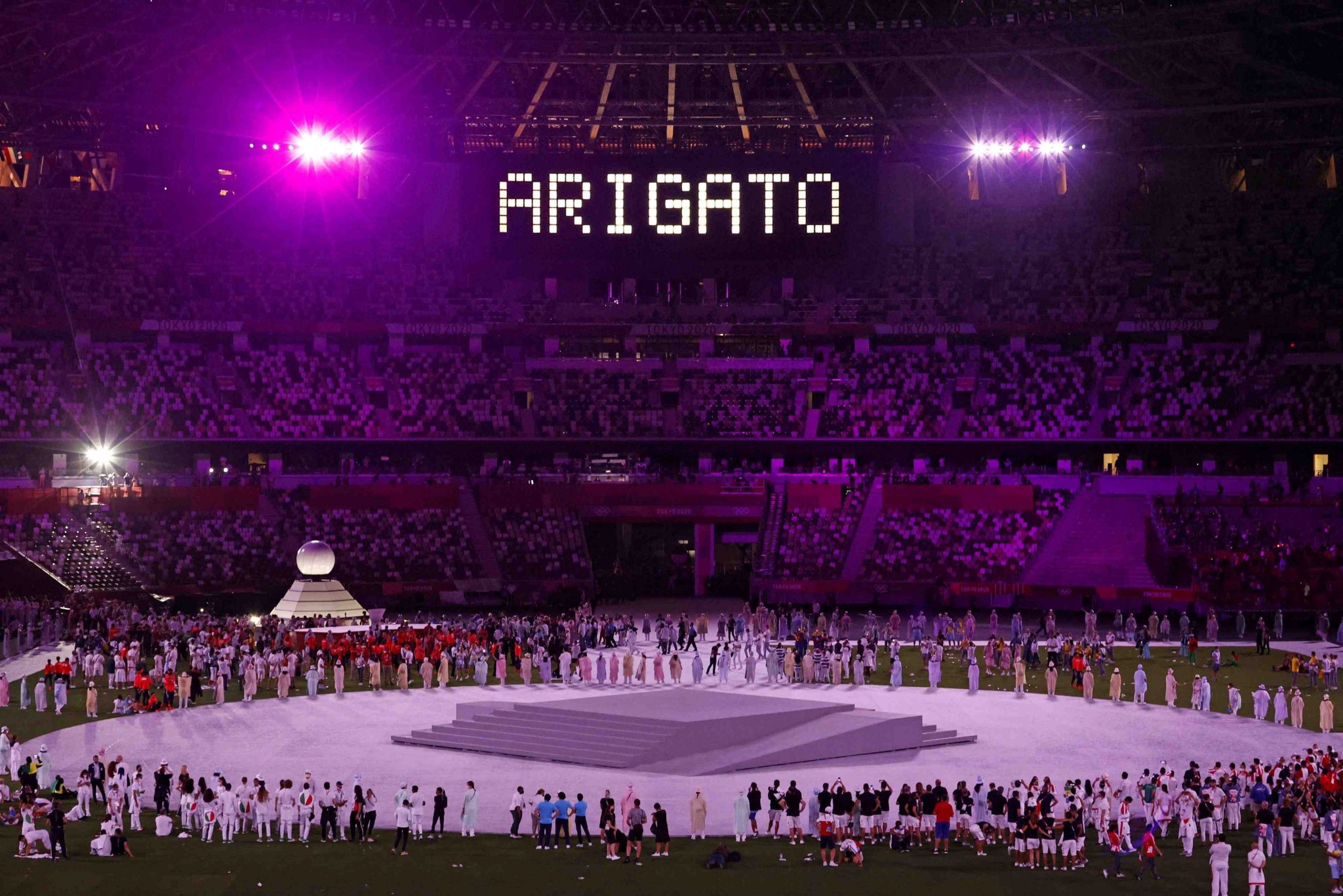 japanese opera singer at olympic closing ceremony