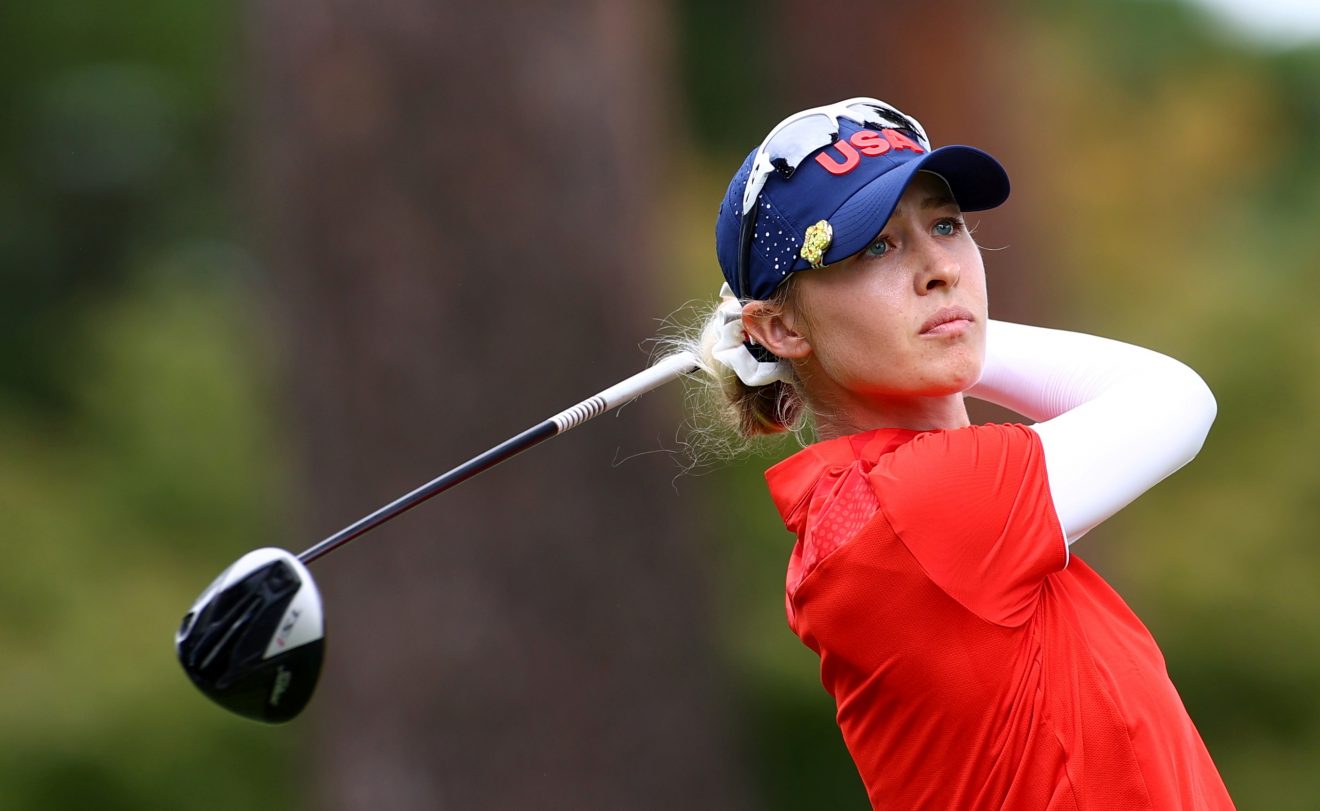 GOLF | Nelly Korda Overcomes Heat, Rain Delay to Claim Gold for U.S ...