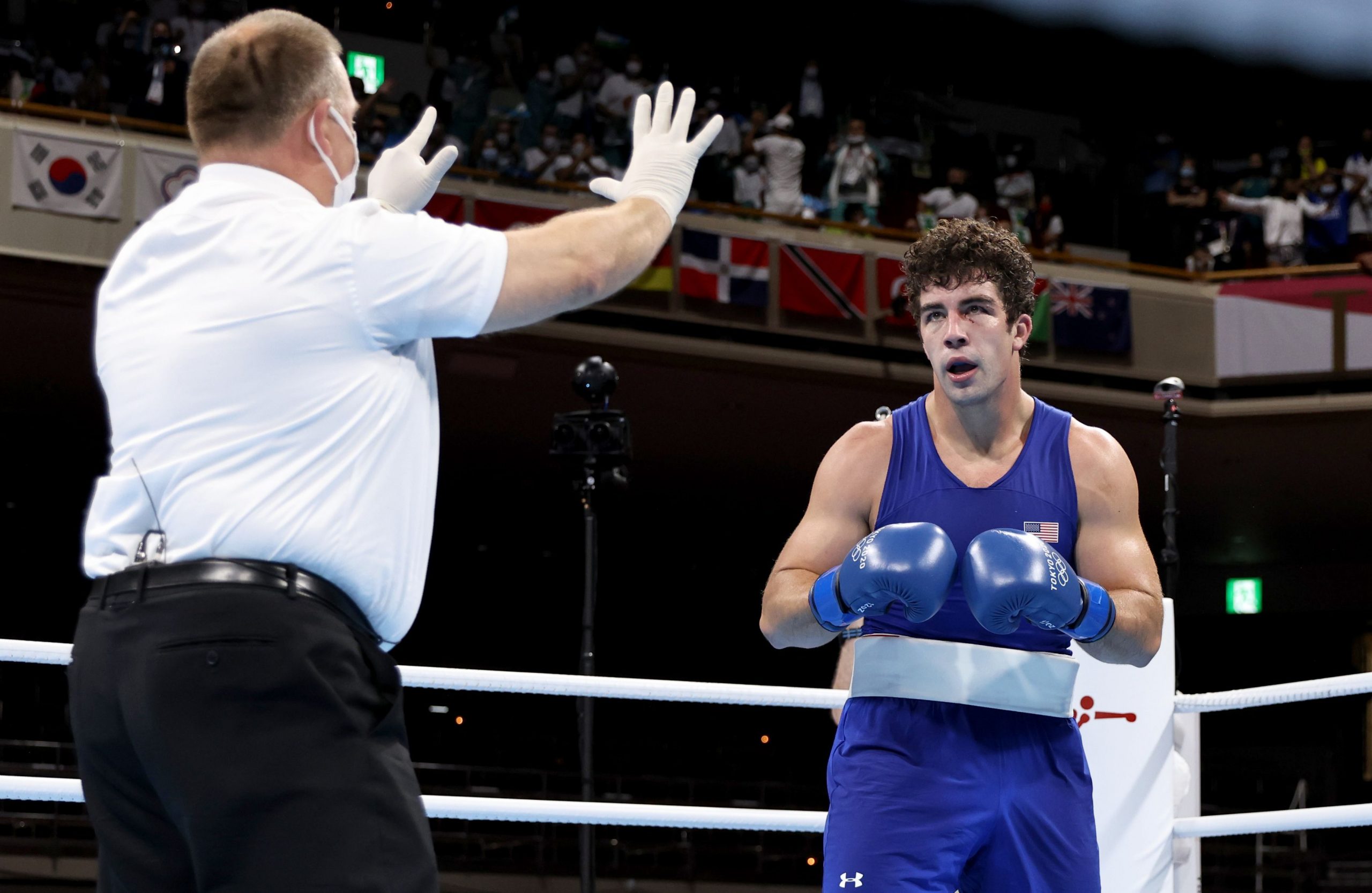 Boxing Men's Super Heavyweight Final JAPAN Forward
