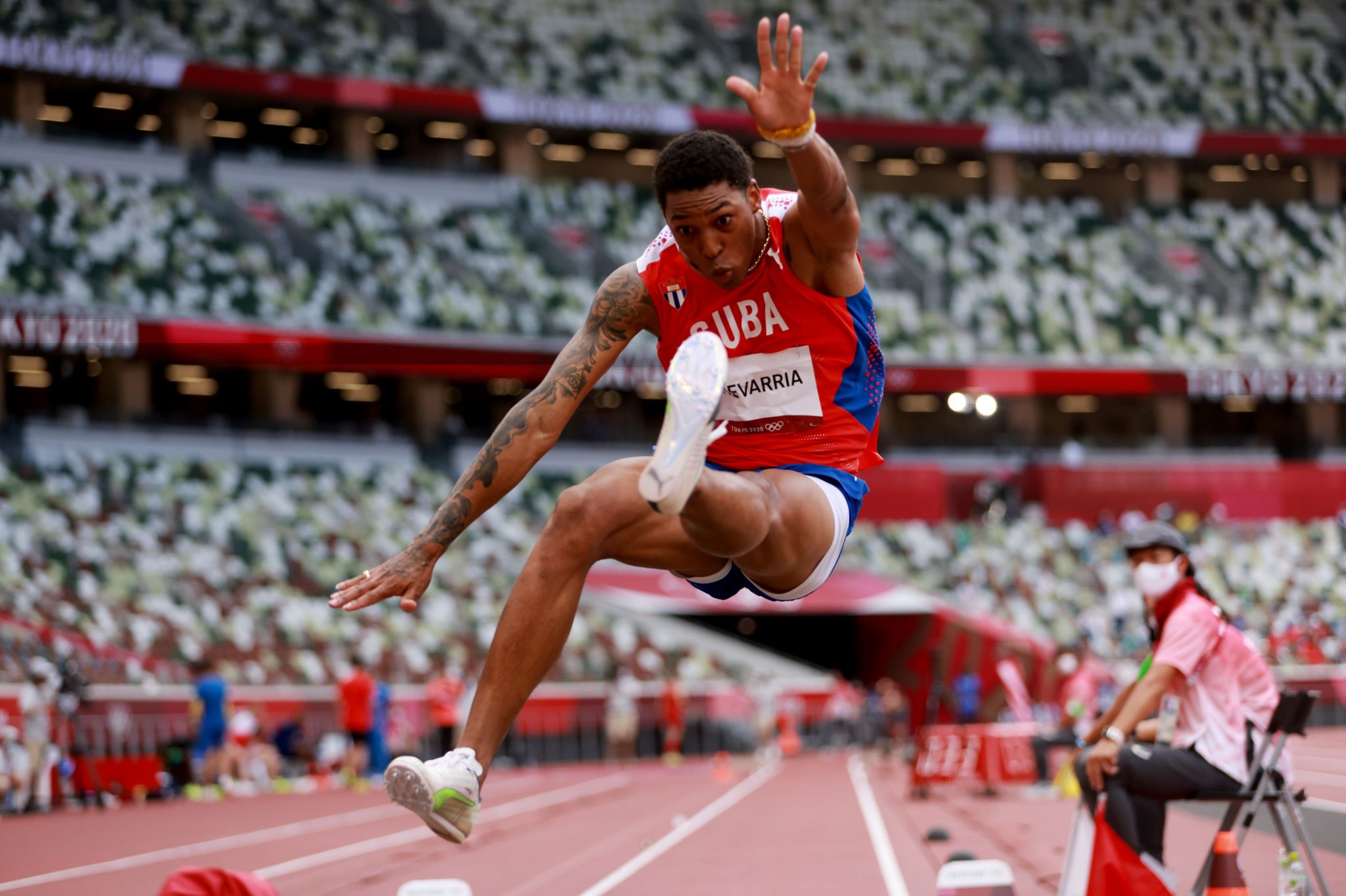 TRACK and FIELD Miltiadis Tentoglou Leaps to Gold in Men’s Long Jump