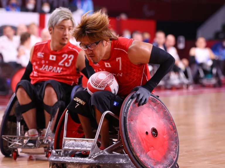 Wheelchair rugby Japan Denmark Aug. 26