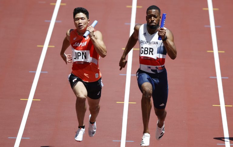 Athletics - Men's 4 x 100m Relay - Round 1