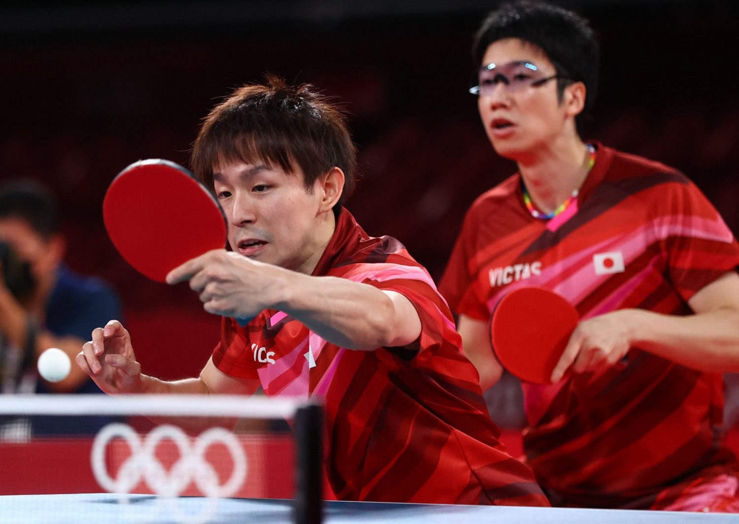 Table Tennis Men's Team Semifinal JAPAN Forward