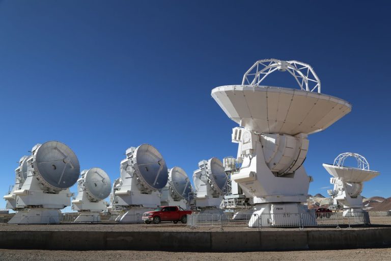 ALMA telescope (Courtesy National Astronomical Observatory Japan)