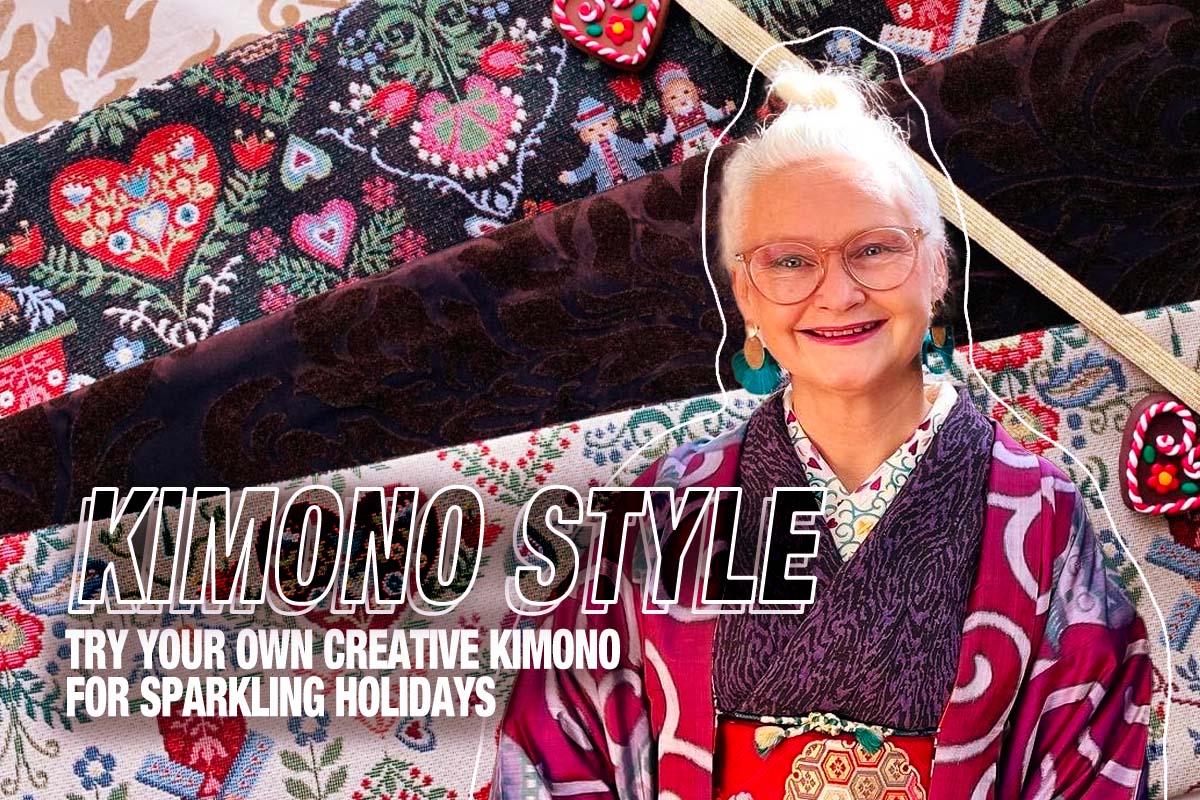 Kimono Style] Try Your Own Creative Kimono for Sparkling Holidays