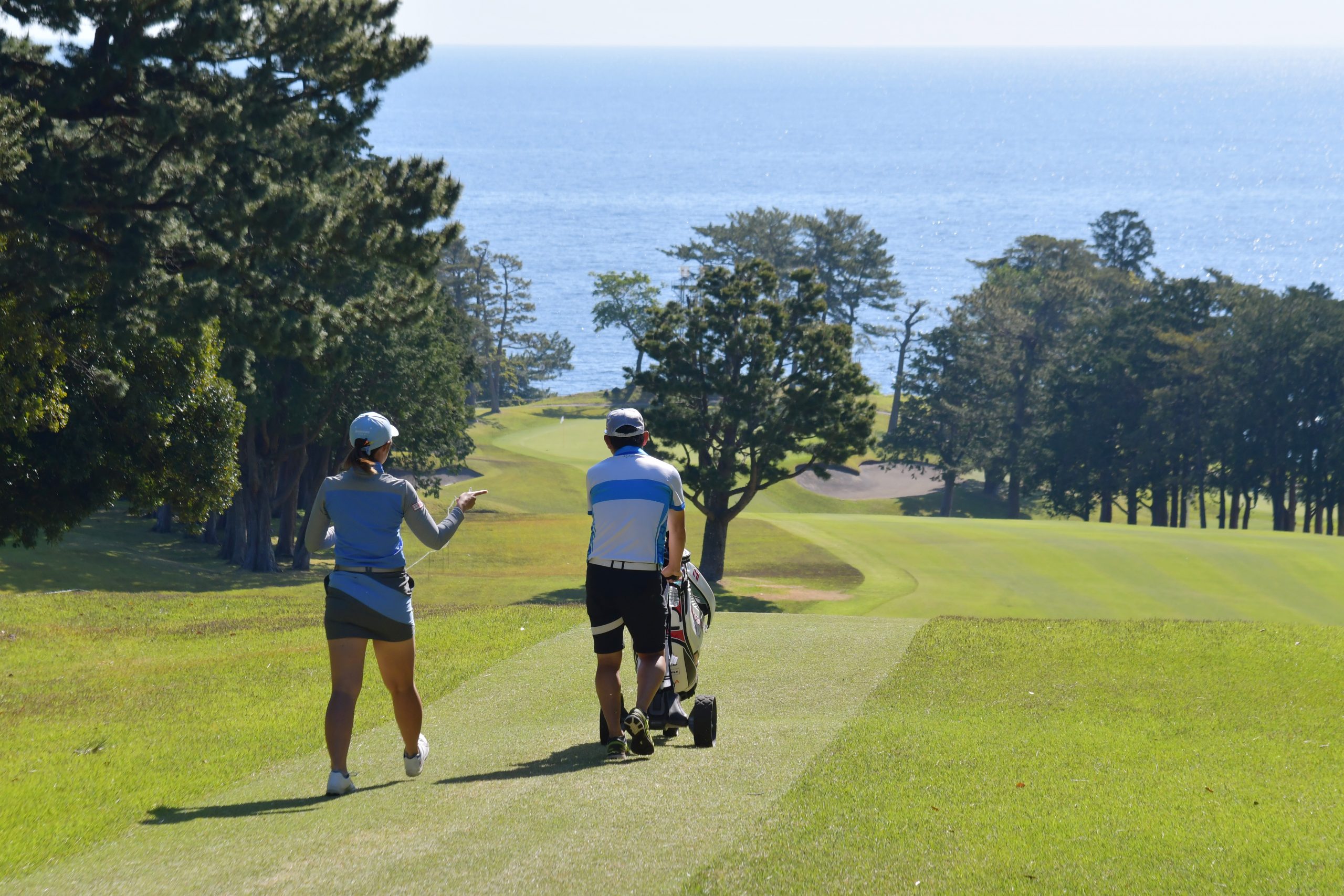 Golf course at Kawana, on the Izu Peninsula