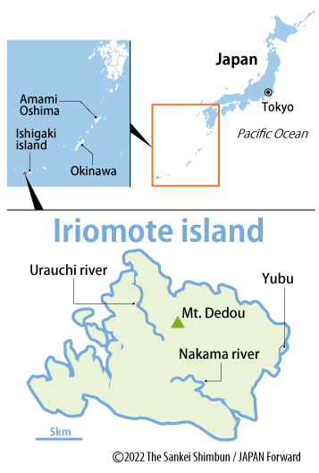 JF Map Iriomote island