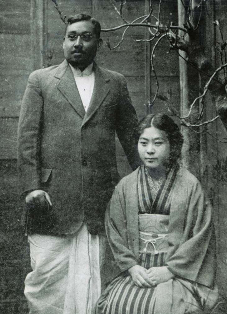 Rash_Behari_Bose_and_his_wife_Toshiko 1918