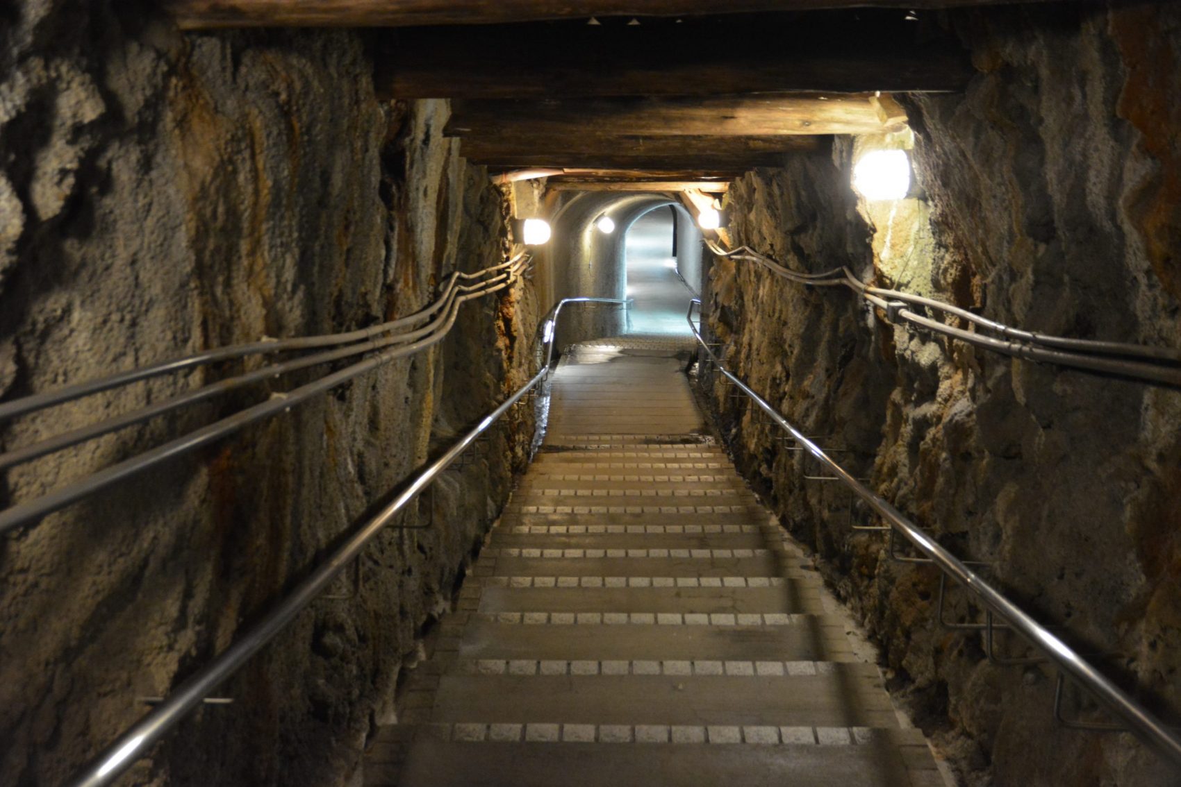 inside a gold mine