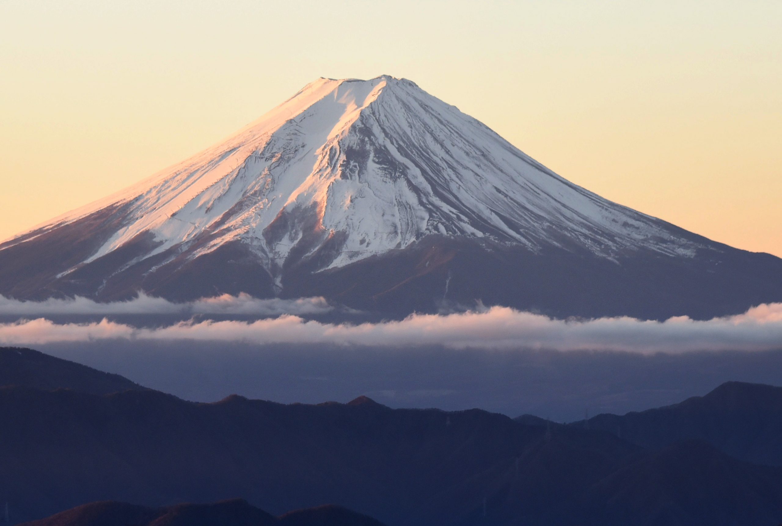 Mt Fuji Eruption Volcano.