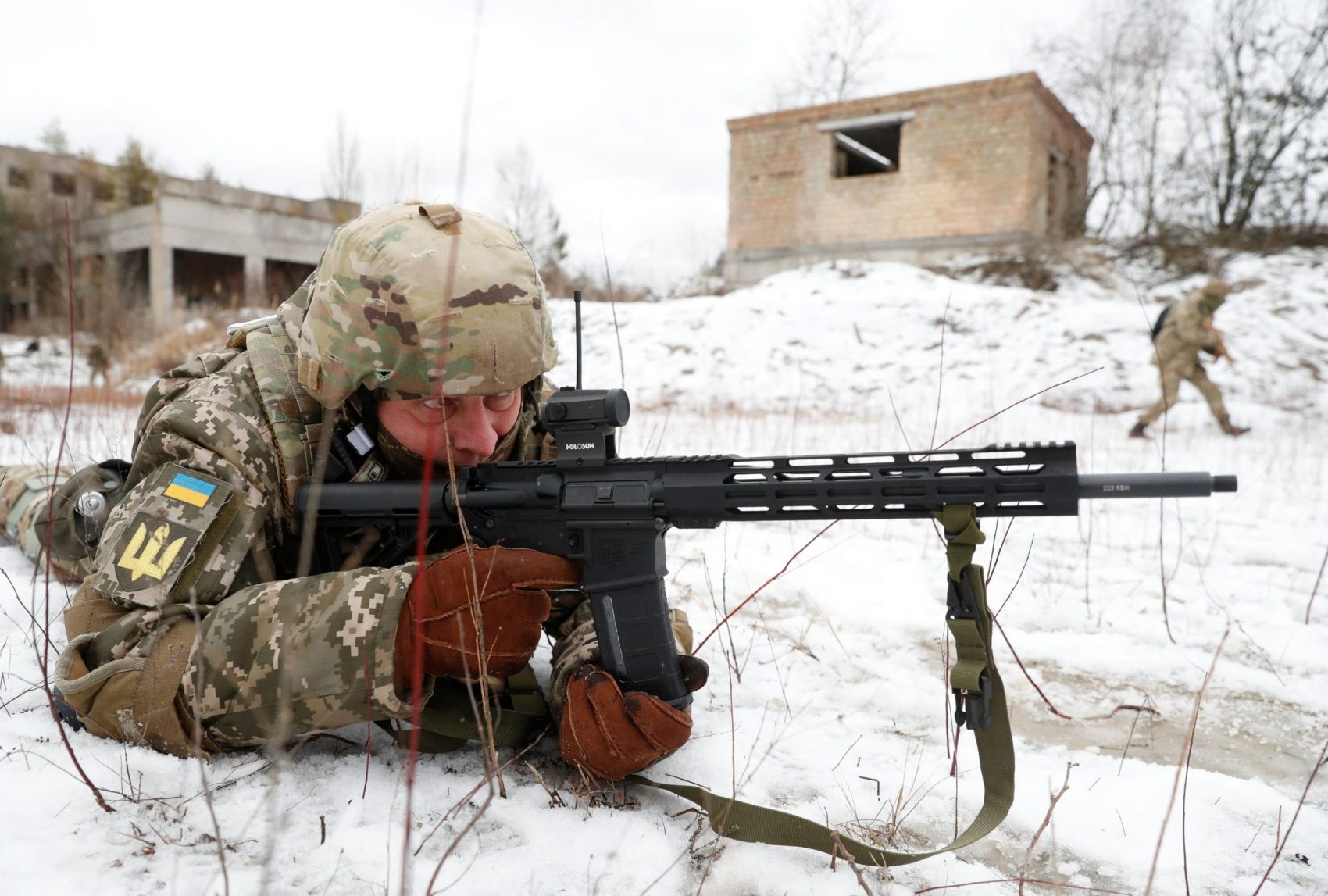 Ukrainian Reservists Take Part In Military Exercises On The Outskirts ...