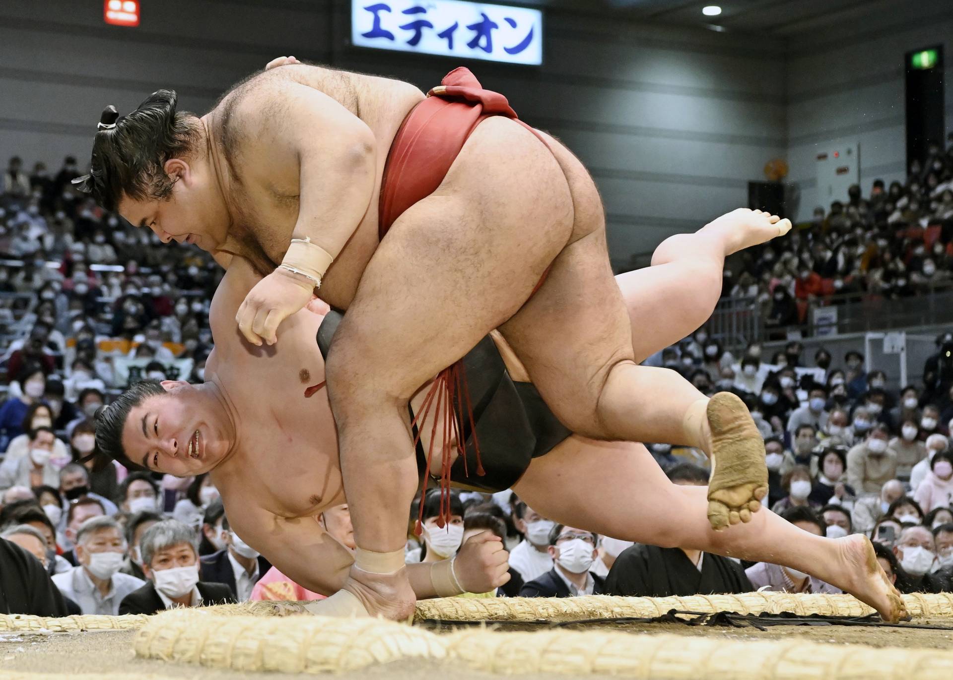 Japan's only homegrown sumo champ bows out in tears - Vanguard News