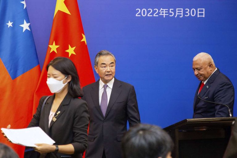 20220530 Pacific Islands China Wang Yi 002