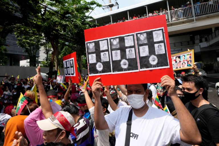 20220726 Myanmar Protests Thailand