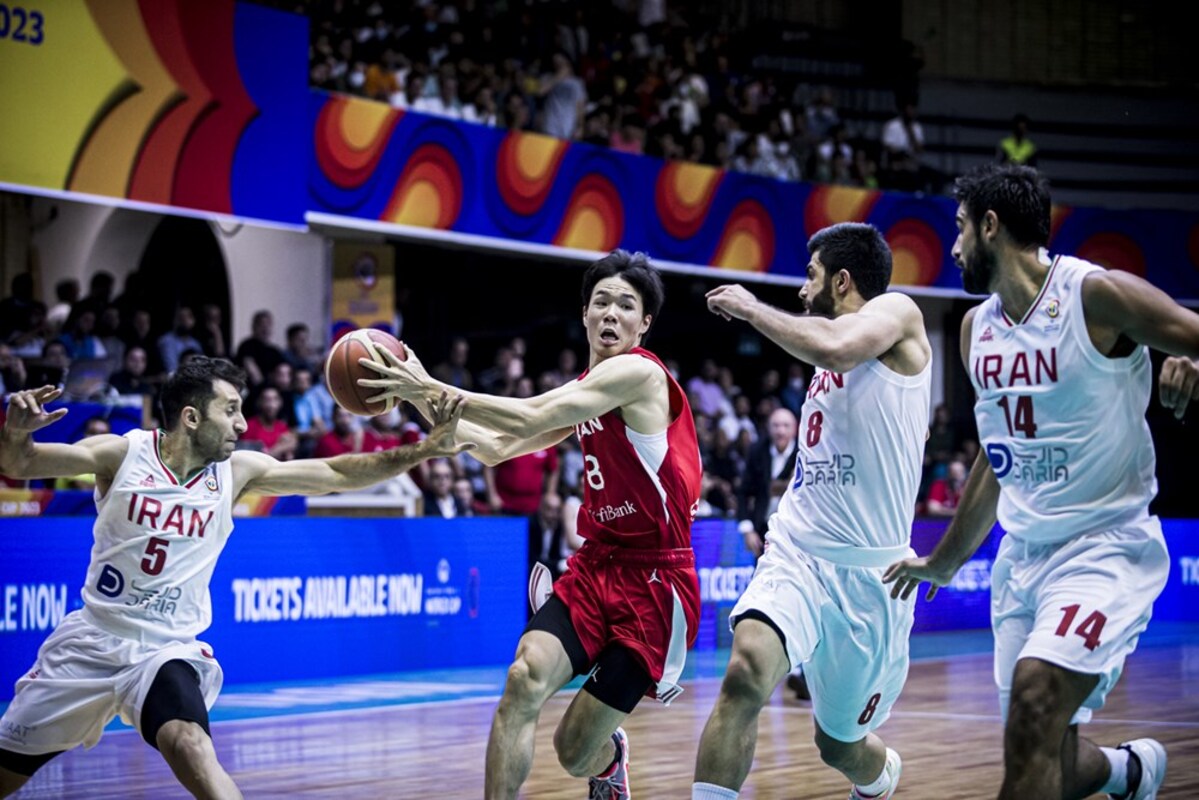 BASKETBALL Iran Outplays Japan in FIBA World Cup Qualifier JAPAN Forward