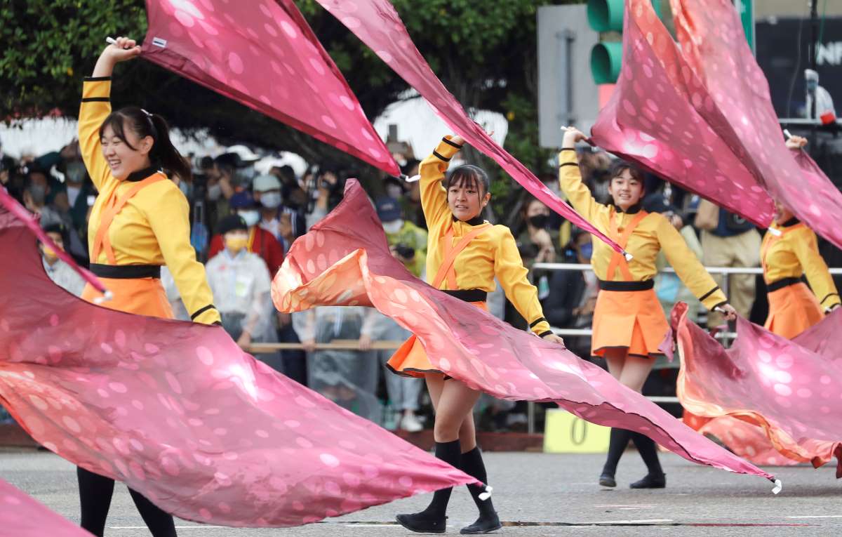 Taiwan National Day Tachibana High School Orange Devil 002