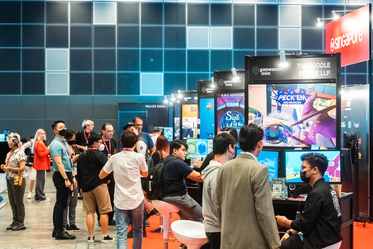 Singapore Pavilion at Asia Gamers World JAPAN Forward