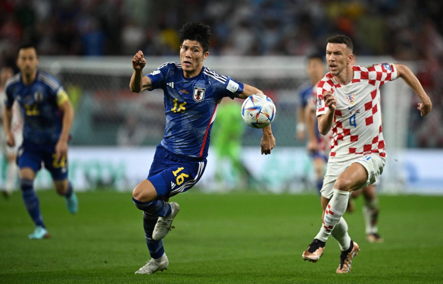 Breaking Japans Unforgettable Run at the FIFA World Cup Ended by Croatia in a 3-1 Penalty Shootout JAPAN Forward