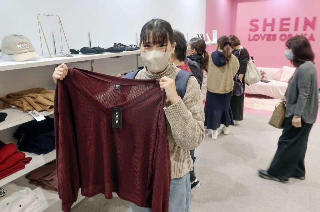 The first physical shop of Shein opens in Japan