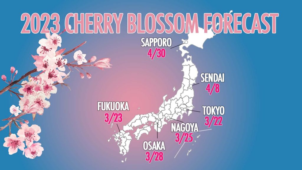 Sakura Forecast 2023: Early Cherry Blossoms Expected in Tokyo | JAPAN ...
