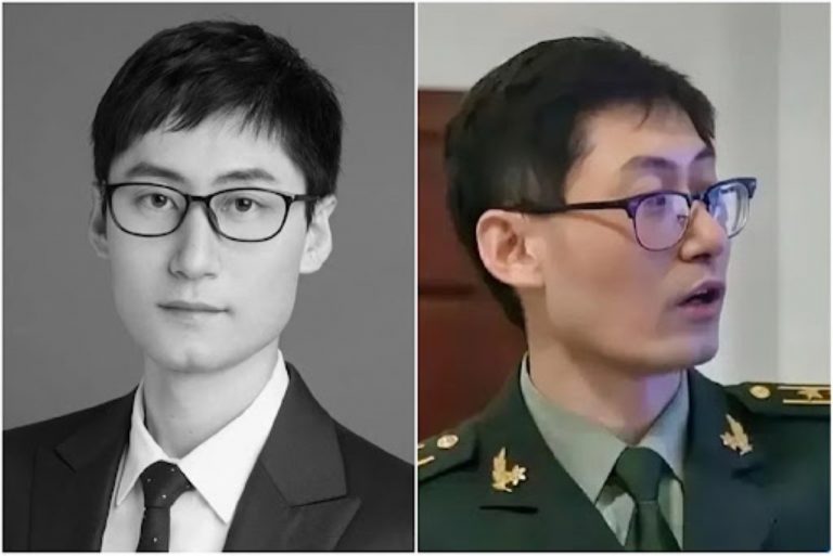 rs Feng Yanghe major force in China's AI war game technology collage by jennifer zeng