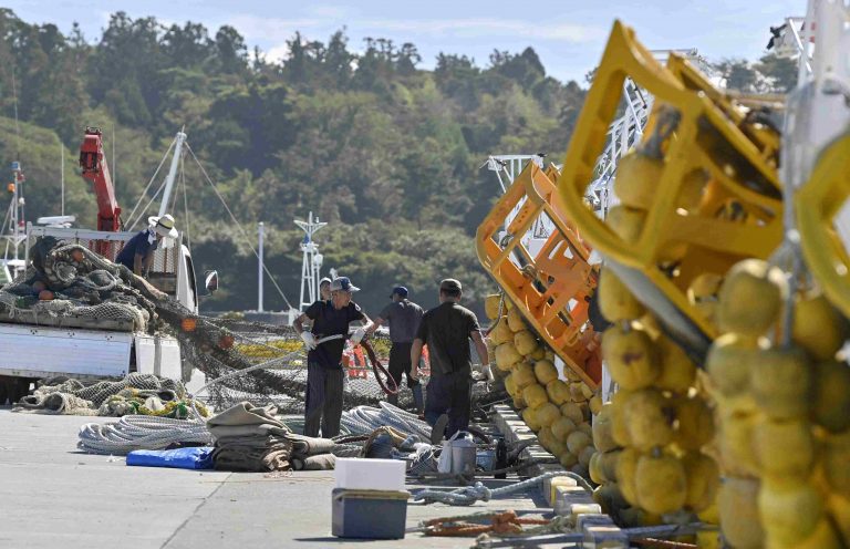 Fisherman in Soma, Fukushima on August 22 Kyodo_1_11zon