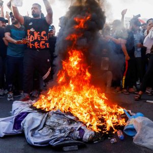 Protest in Baghdad following Koran burning in Sweden