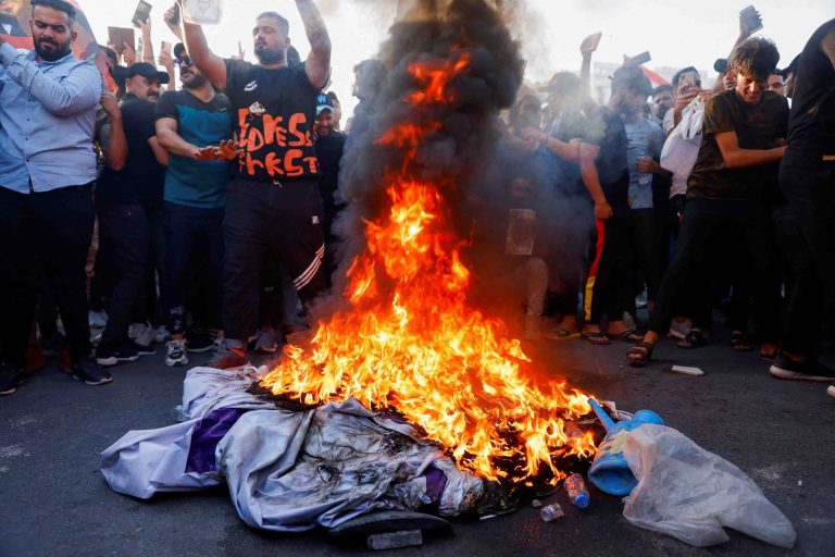 Protest in Baghdad following Koran burning in Sweden