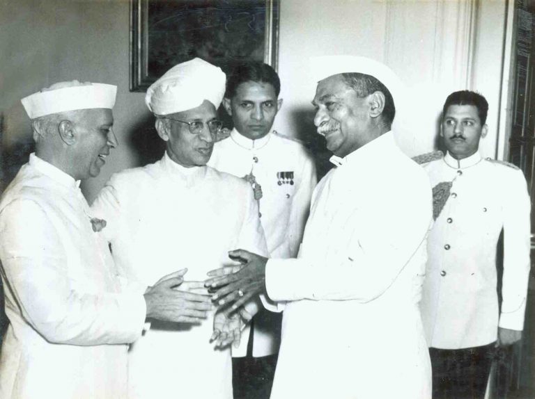 Jawaharlal_Nehru,_S._Radhakrishnan,_and_Rajendra_Prasad_in_1955