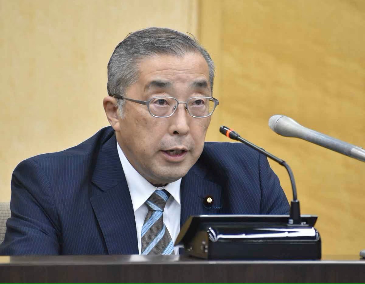 Minister of Internal Affairs and Communications Junji Suzuki rs