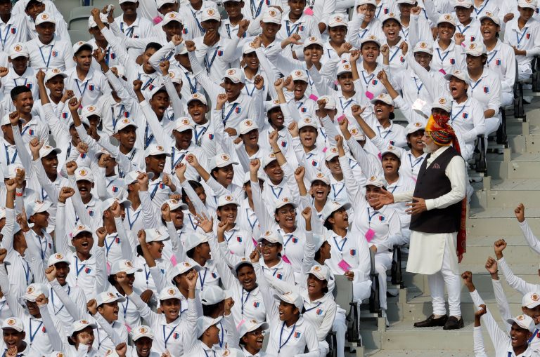 Independence Day celebrations at the historic Red Fort in Delhi