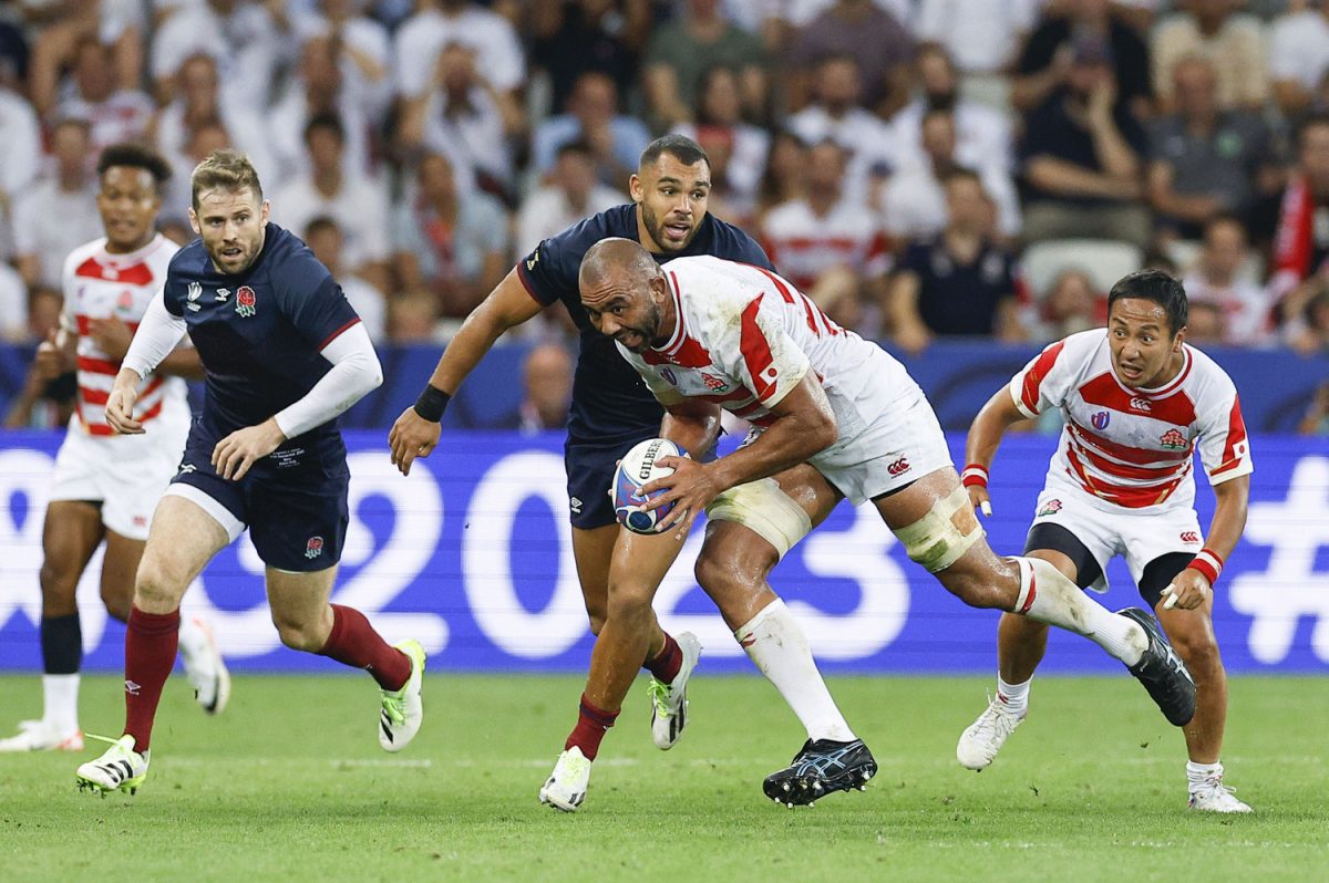 Japan Suffers Rugby World Cup Defeat to England in Nice JAPAN Forward