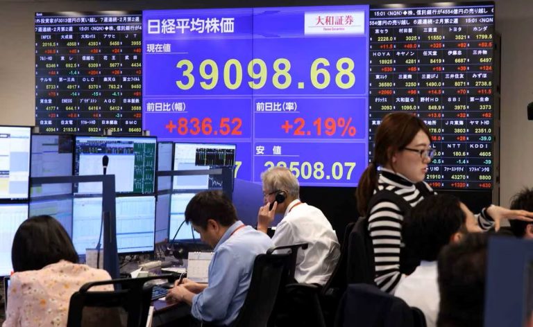 Nikkei reaches 39098.68 sankei rrs