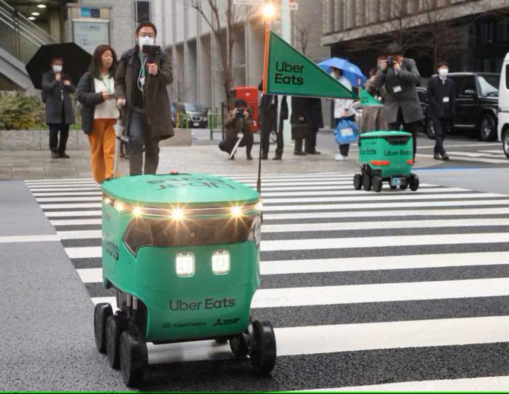 Uber Eats Robot Delivery Service Coming to Nihonbashi Area | JAPAN Forward