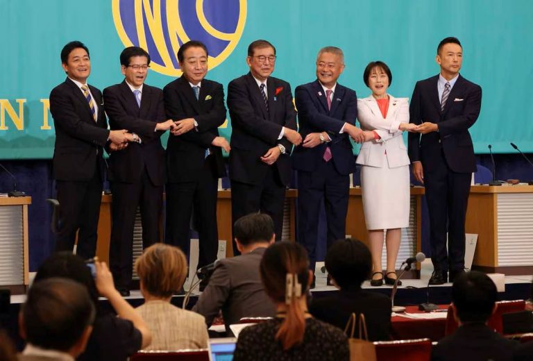 Japan Press Club all party leaders debate October 12