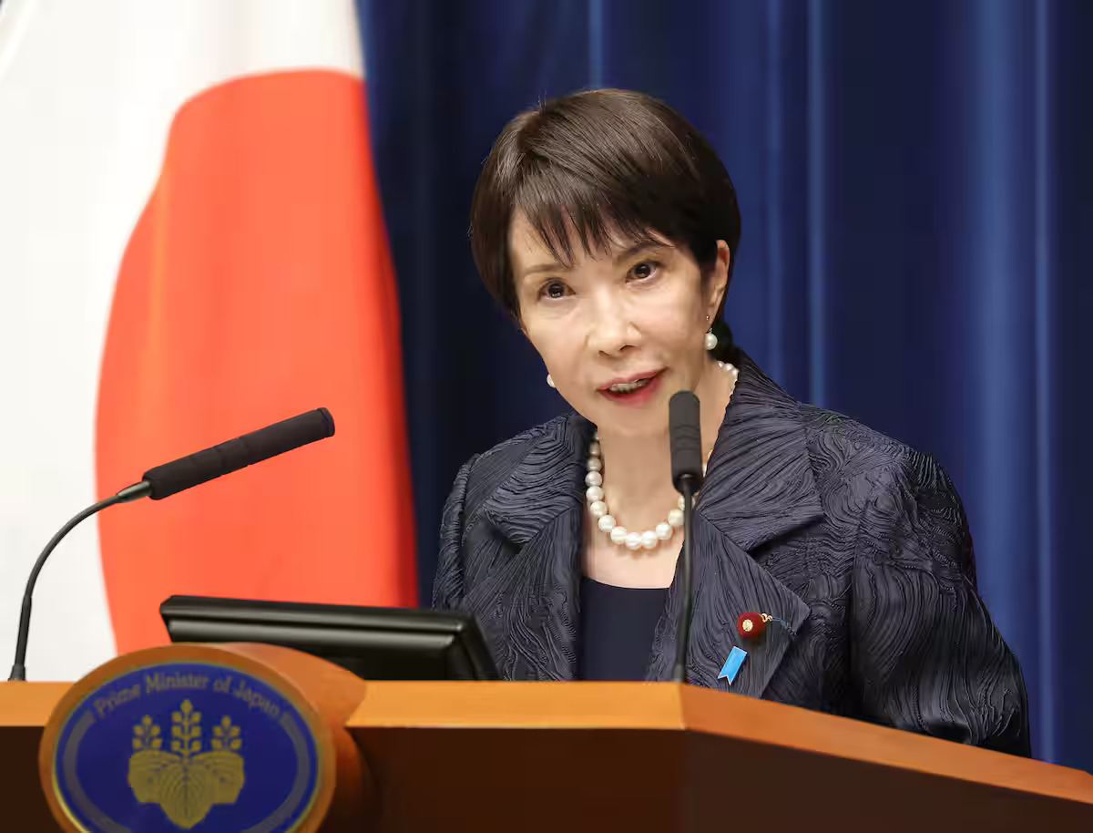 رئيسة الوزراء اليابانية ساناي تاكايتشي